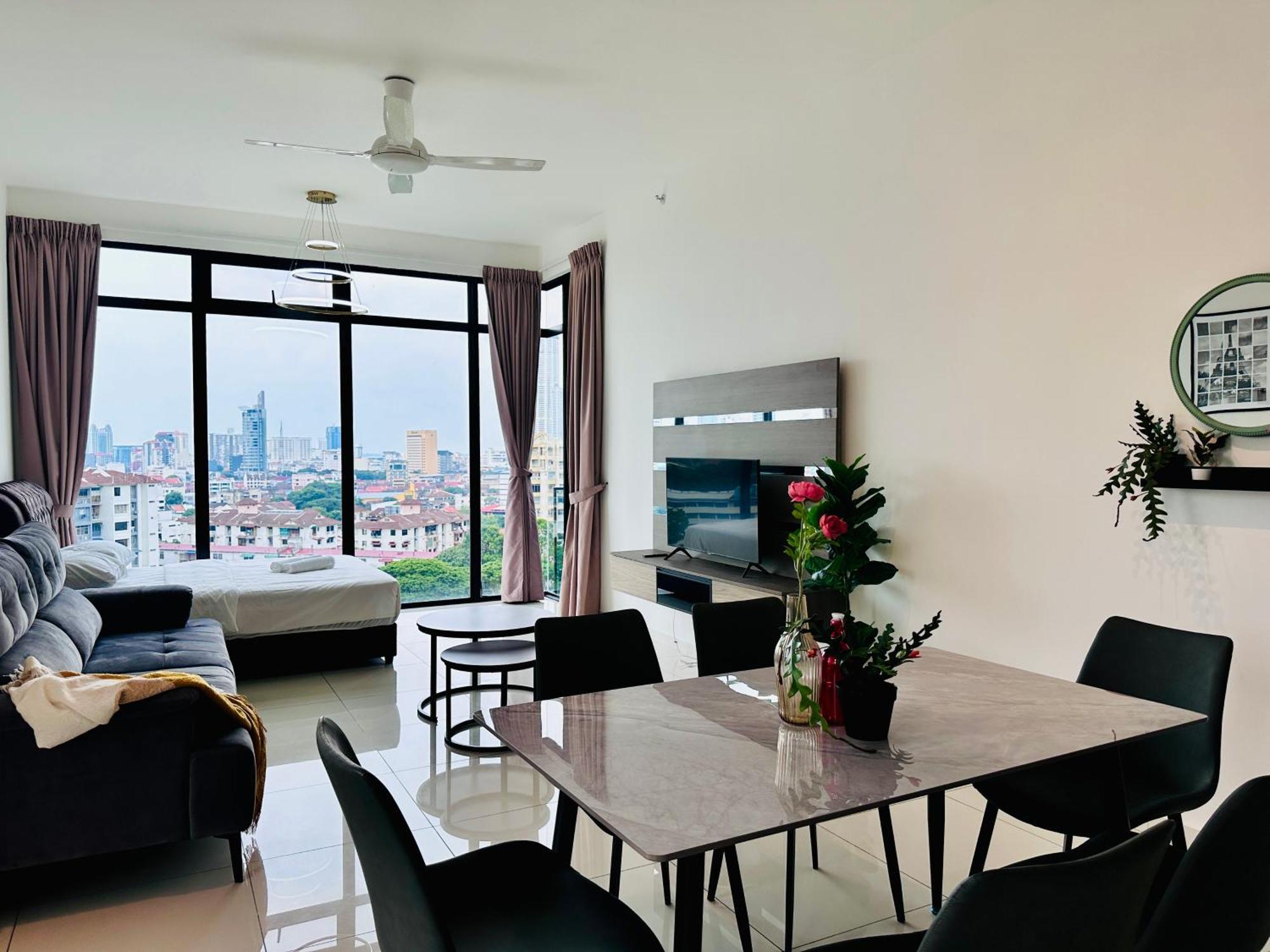 New Georgetown Instagramable 2Br Homestay For 10Pax 无敌美景两房民宿 Beacon Executive Suite Buitenkant foto