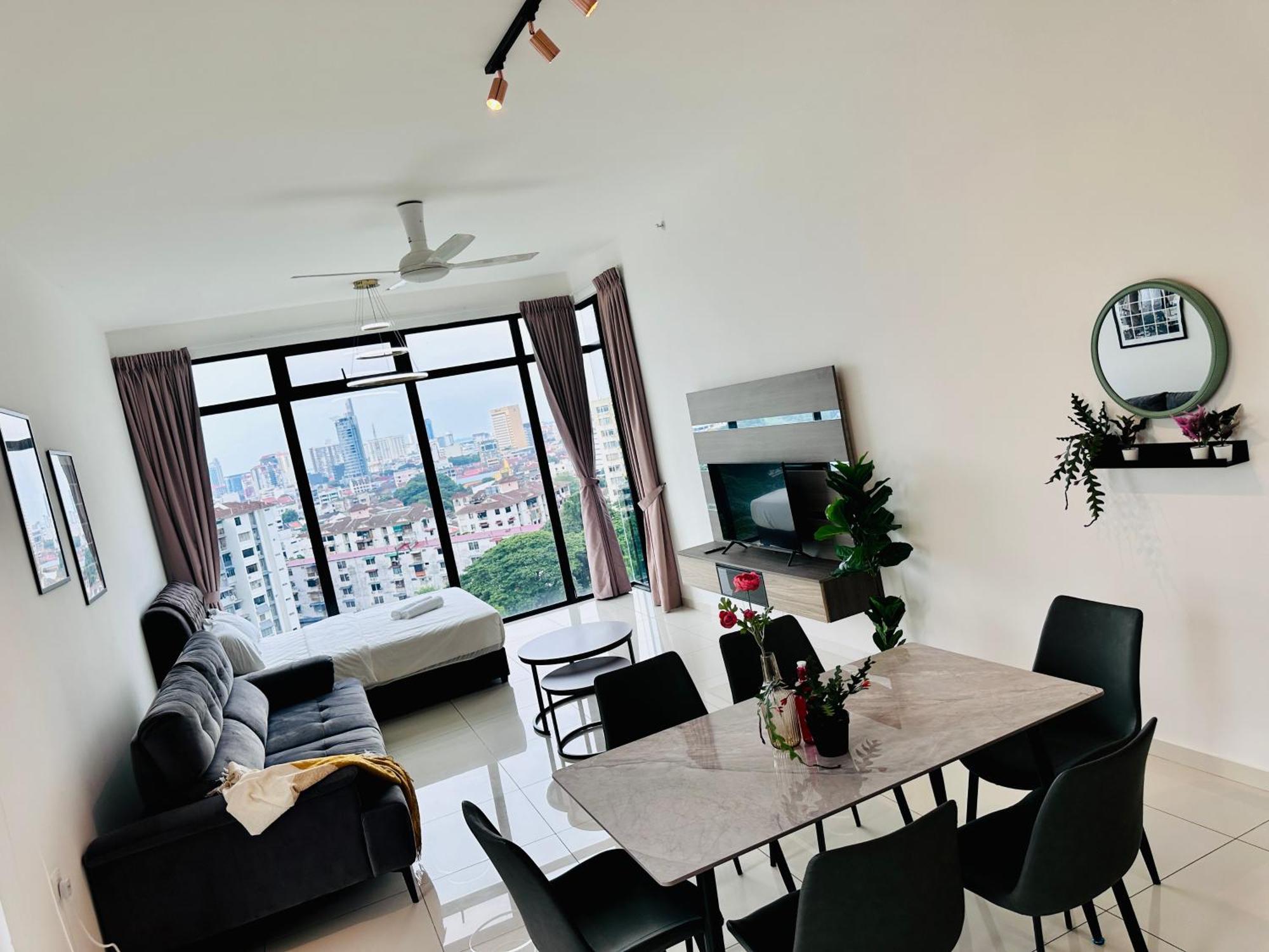 New Georgetown Instagramable 2Br Homestay For 10Pax 无敌美景两房民宿 Beacon Executive Suite Buitenkant foto